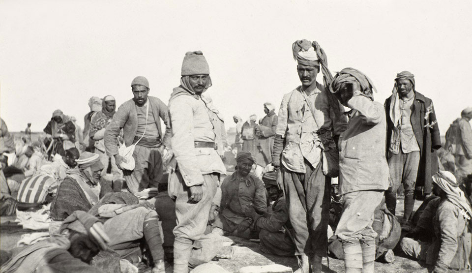 Οθωμανοί στρατιώτες αιχμάλωτοι των Βρετανών