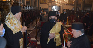 Χειροθεσία του Ά Δομέστικου Γ. Κιοσέογλου από τον Οικουμενικό Πατριάρχη
