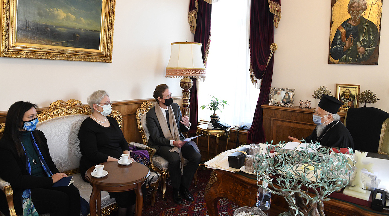 Ο επί κεφαλής της Ε.Ε. στην Τουρκία επισκέφτηκε τον Οικουμενικό Πατριάρχη