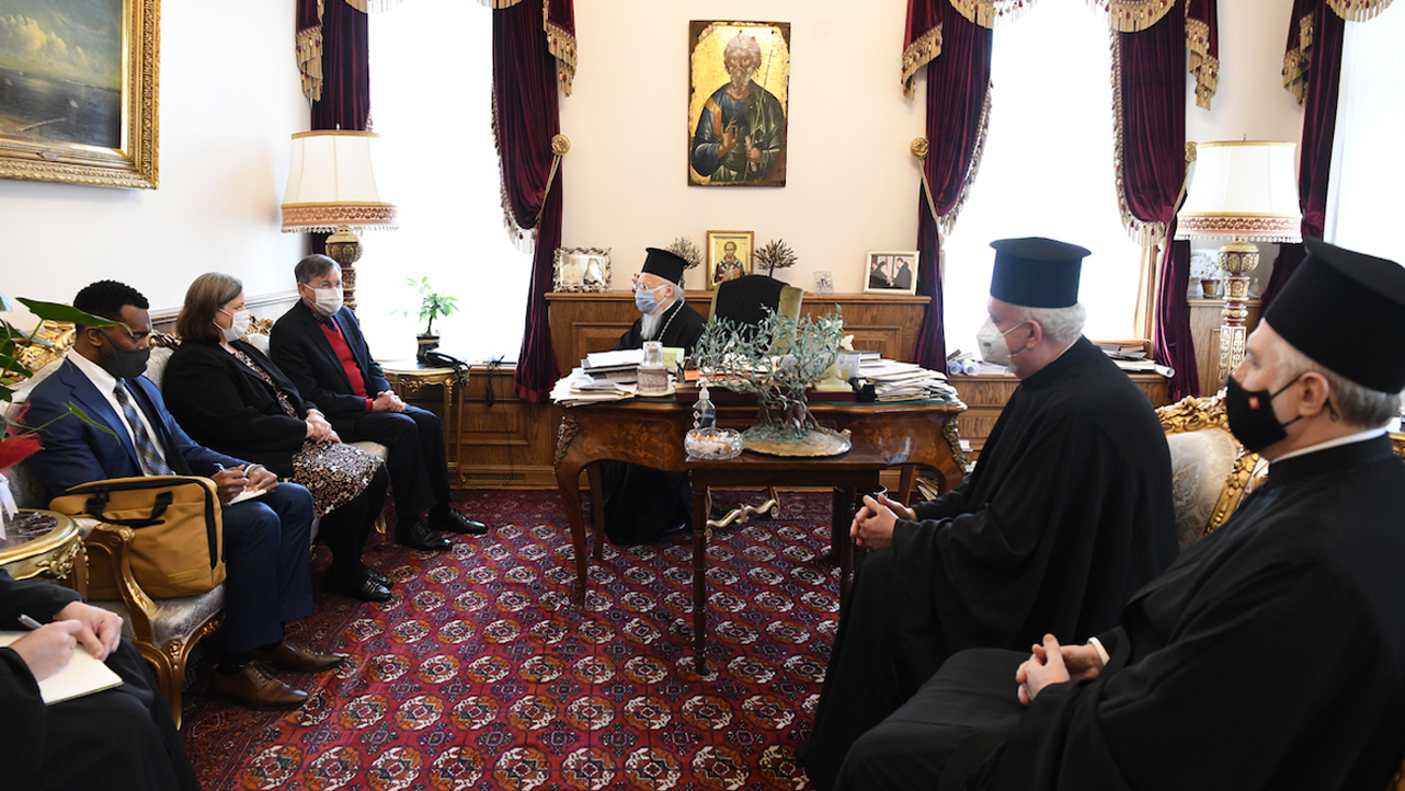 Ο πρέσβης των ΗΠΑ με τον Οικουμενικό Πατριάρχη